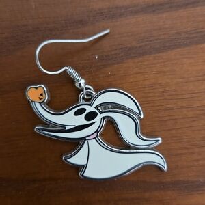 Nightmare Before Christmas, Zero Ghost Dog Earrings